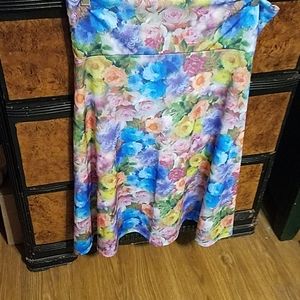 Lula Rae Skirt 3xl floral print